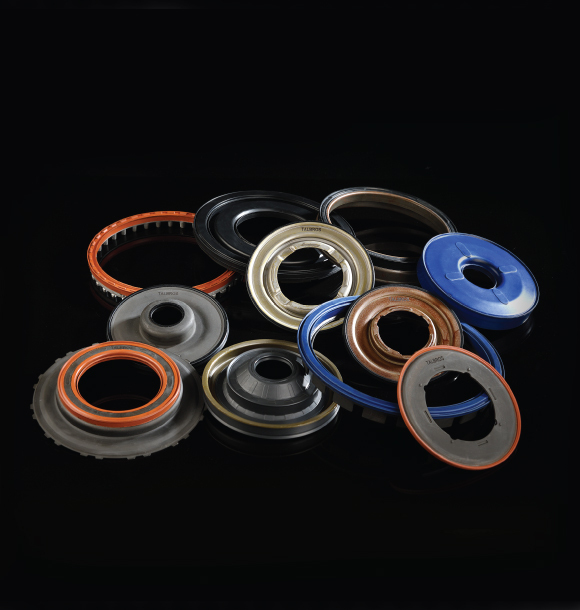 Rubber-metal Bonded piston seals